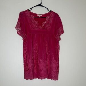 Sundance Bold Pink Blouse